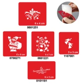 Kardan Adam 5'li Set Geçici Dövme Kına Şablonu thumbnail 1