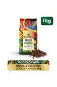 Jacobs Origins Brazil & Colombia Çekirdek Kahve 1 Kg thumbnail 1