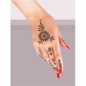 Papatya Bahçesi 5'li Set Geçici Dövme Kına Şablonu thumbnail 2