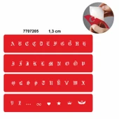 Küçük Boy Gotik Font Harf Şablonu Yazı Şablonu thumbnail 1