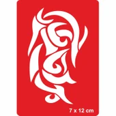 Tribal 201 Tattoo Geçici Dövme Şablonları Kına Kalıpları thumbnail 1