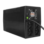 S-link MIGHT U100 1000VA UPS 12V7Ah-2 600W Siyah Line-Interactive Kesintisiz UPS Güç Kaynağı - 2