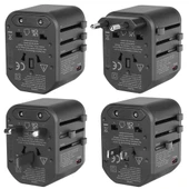 S-link SL-WL20PD 2-USB 2.4A + PD 20W Yedek Akım Sigortalı 100-240V Universal Çevirici Priz Adaptör - 1