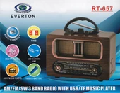 Everton Rt-657  Bluetooth Fm-Usb-Tf-Aux Şarjlı Nostaljik Radyo - 1