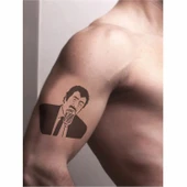 Şarkıcı Tattoo Geçici Dövme Şablonları Kına Kalıpları thumbnail 2