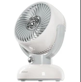 Everest EFN12 Krem 1200mAh 3 Hız Kademe Led Işıklı Retro Masaüstü Usb Fan - 2