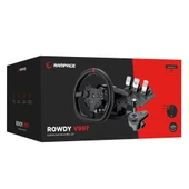 Rampage ROWDY V997 ONLY PC 3 Pedallı - El ve Sıralı Vitesli Gaming Oyuncu Direksiyonu - 2