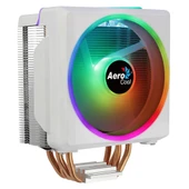 Aerocool AE-CC-CYLN4F-W Cylon 4F Beyaz 12cm ARGB Şeffaf Fan İşlemci Soğutucu - 1