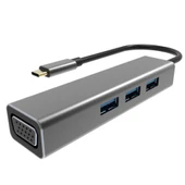 Vcom DH319 Type-C To Usb 3.0-3 Vga Çevirici - 1