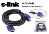 S-link SL-VGA03F 3mt e-d Ekran Kartı Vga Uzatma - 1