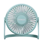 Everest EFN-505 Masaüstü Turkuaz Usb Fan (145mmx141mmx105 mm) - 1