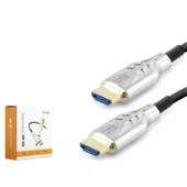 HADRON HDX2050 HDMI KABLO PVC 8K 60HZ 2.1V OPTIC OD8.0 30M SİYAH - 1