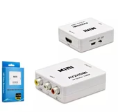 HADRON HDX1282 HD VIDEO CONVERTOR AV (IN) TO HDMI (OUT) BEYAZ - 1