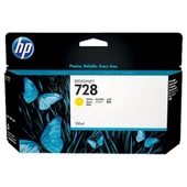 HP 728 Yellow Sarı 130ML Plotter Kartuşu F9J65A - 1