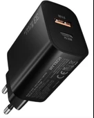 Hytech HY-XE49 Type-C + USB-A 30W PD - 33W PPS USB QC 3.0 18W Hızlı Ev Şarj Adaptörü - 1