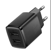 Baseus CCXJ010201 10,5W 2X USB-A Siyah Şarj Aleti - 1