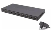 Hadron Hdx1332 8 port Hdmi Splitter 1.4V 1080P 4K 1-In 8-Out Siyah - 1