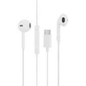 Asonic AS-XK110 Type C Telefon Uyumlu Beyaz Mikrofonlu Kulaklık - 1