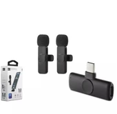 Hadron HDX2789 Kablosuz Çift Yaka Mikrofonlu TYPE-C 20 metre erişilebilir - 1