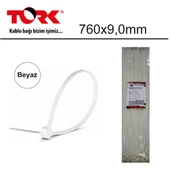 Tork TRK-760-9,0mm Beyaz 100lü Kablo Bağı (86978) - 1