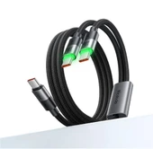 MCDODO CA-6740 2-in-1 KABLO 100 W TYPE-C TYPE-C+TYPE-C 1.5 M SİYAH KABLO - 1