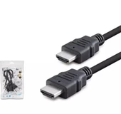 HADRON HDX2026 HDMI (M) TO HDMI (M) KABLO PVC 1.5M SİYAH - 1