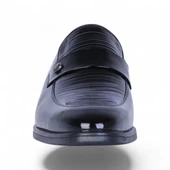 Censay 641 Siyah Rugan Kauçuk %Deri Erkek Klasik Ayakkabı thumbnail 3