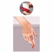 Unalome Aydınlanma Sembolü Tattoo Geçici Dövme Şablonları Kına Kalıpları thumbnail 2