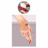 Asaletli Elmas Tattoo Geçici Dövme Şablonları Kına Kalıpları - 2