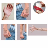 Kaşif Desenleri Set Geçici Dövme Kına Şablonu thumbnail 2