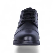 Crısso B464 Siyah Kauçuk %100 Deri Erkek Bot Ayakkabı thumbnail 3