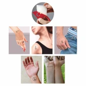 Mini Rakam Ve Desen Seti Geçici Dövme Kına Şablonu thumbnail 2