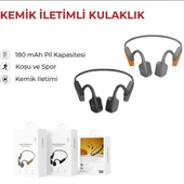 Kemik İletim Bluetooth 5 2 Kulaklık  Suya Dayanıklı       Hafif ve Ergonomik Kulaklık thumbnail 3