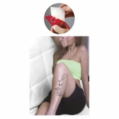 Kuşlar ve Kitaplar  Tattoo Geçici Dövme Şablonları Kına Kalıpları - 2