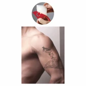 Kitap Ve Kuşlar Tattoo Geçici Dövme Şablonları Kına Kalıpları - 2
