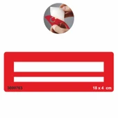 Çift Şerit Tattoo Geçici Dövme Şablonları Kına Kalıpları thumbnail 1