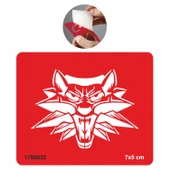 Witcher Ak Kurt Dövme  Tattoo Geçici Dövme Şablonları Kına Kalıpları thumbnail 1