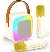 WowKids SY13 İki Mikrofonlu Gold Karaoke Speaker - 1
