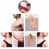 Sevimli Emojiler Hint Kınası ile Geçici Dövme Yapma Seti thumbnail 2