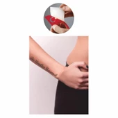 Bir Umuttur Yaşamak El Yazısı  Tattoo Geçici Dövme Şablonları Kına Kalıpları thumbnail 2