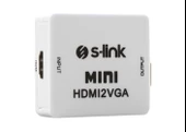S-link SL-HVC10 HDMI to VGA + Audio Çevirici - 1