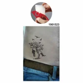 Yaşam Ve Ölüm Ağaç Tattoo Geçici Dövme Şablonları Kına Kalıpları thumbnail 2