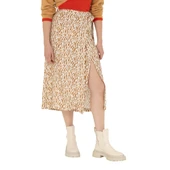 Kadın Açık Haki Dokuma Etek 1678273 thumbnail 5