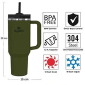Igloo Stadler Thermo-Mug 1.2 Litre Haki - 4