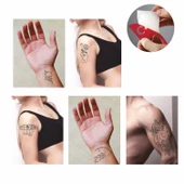 Hayatın İçinden Modeller Set Geçici Dövme Kına Şablonu thumbnail 2