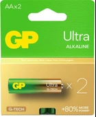 GP G-Tech LR6 AA Boy Ultra Alkalin Kalem Pil 2'li Paket GP15AU-U2 - 1