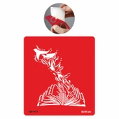 Kitap Ve Kuşlar Tattoo Geçici Dövme Şablonları Kına Kalıpları - 1