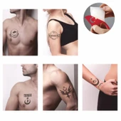 Türkçülük Sembolleri  Hint Kınası ile Geçici Dövme Yapma Seti thumbnail 2