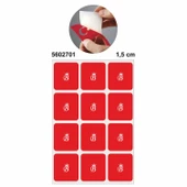 Bayiilere Özel Mini Taçlı Harf 27 Sayfa Dövme Deseni Şablon Seti 1,5 CM thumbnail 2