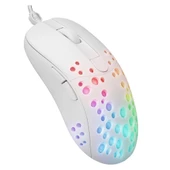 Altec Lansing ALGM7622 Beyaz USB Kablolu 6 Tuşlu Renkli Led Işıklı 8000DPI Gaming Oyuncu Mouse - 1
